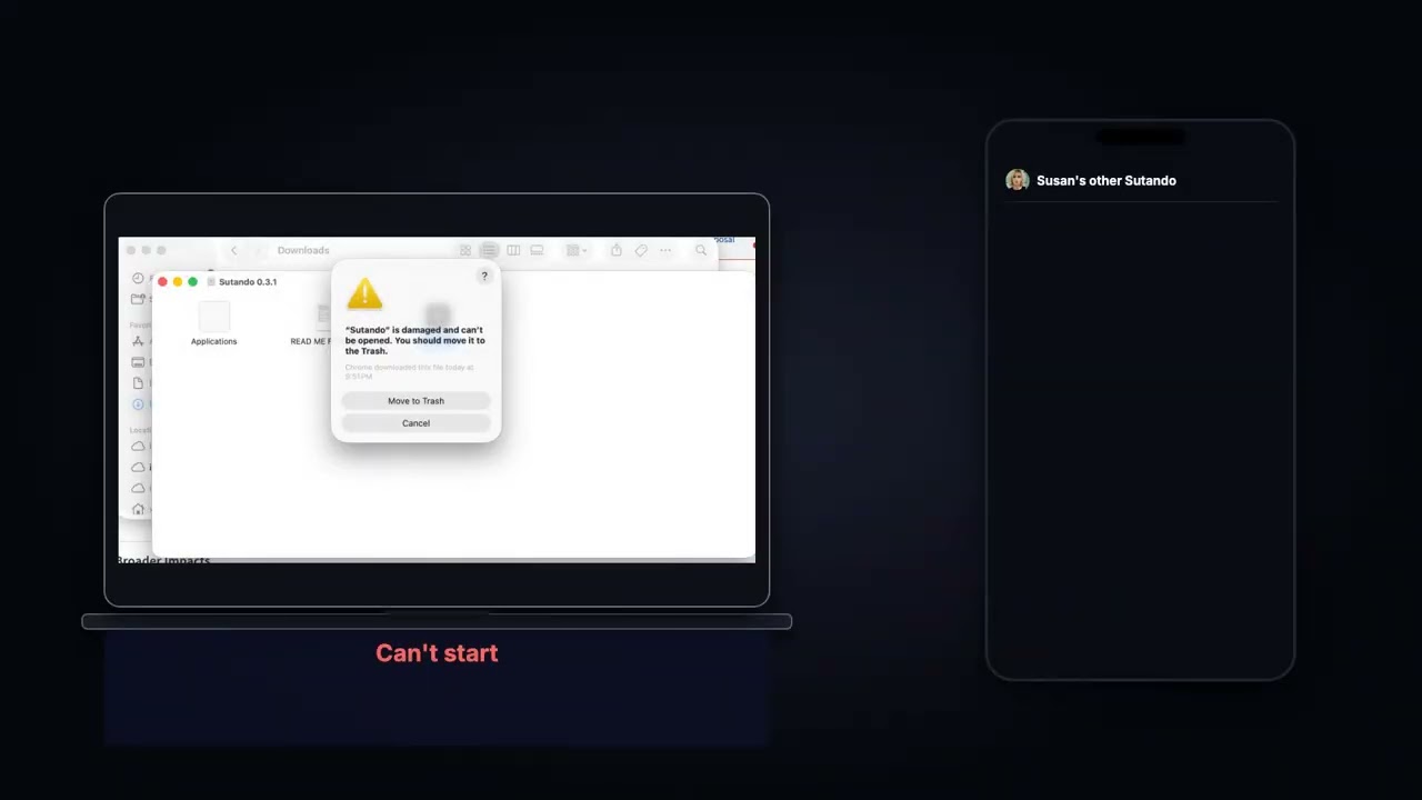 A failed install that heals itself